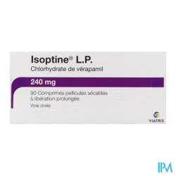 ISOPTINE LP 240MG CPR SECABLE 90
