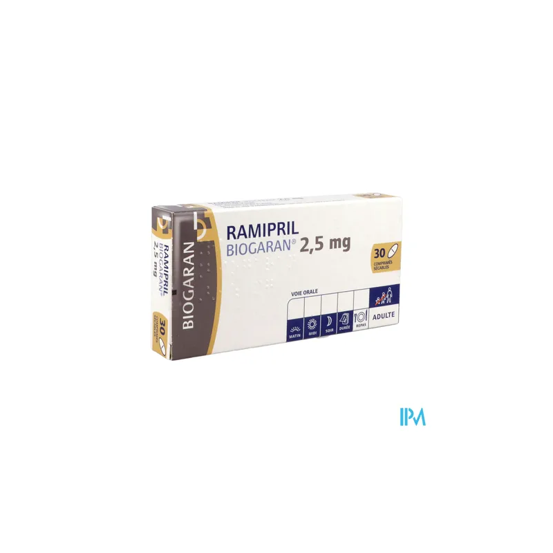 RAMIPRIL 2,5MG BIOGARAN CPR SEC 30