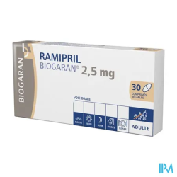 RAMIPRIL 2,5MG BIOGARAN CPR SEC 30