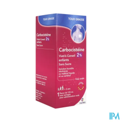 CARBOCISTEINE 2% VTS SOL S/S 125ML