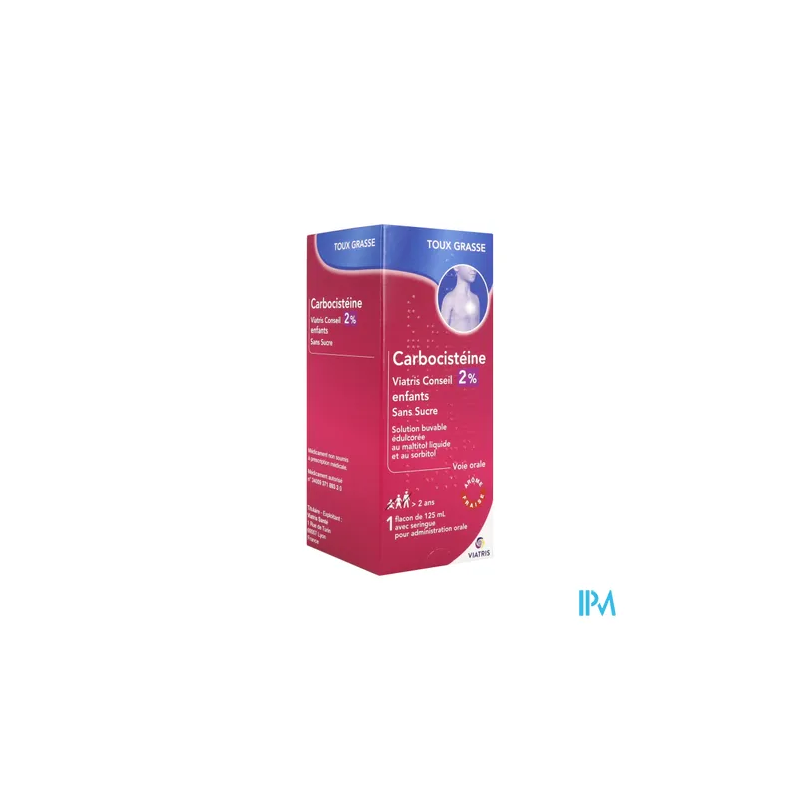 CARBOCISTEINE 2% VTS SOL S/S 125ML