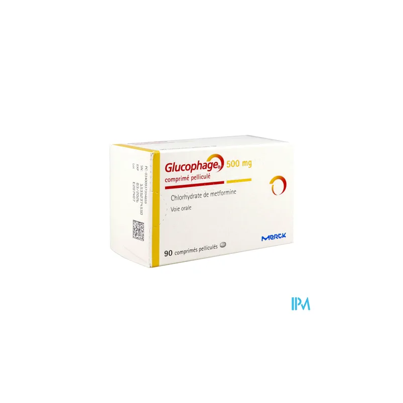 GLUCOPHAGE 500MG CPR 90