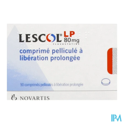 LESCOL LP 80MG CPR 90