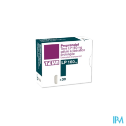 PROPRANOLOL LP 160 TEVA GELULE 30