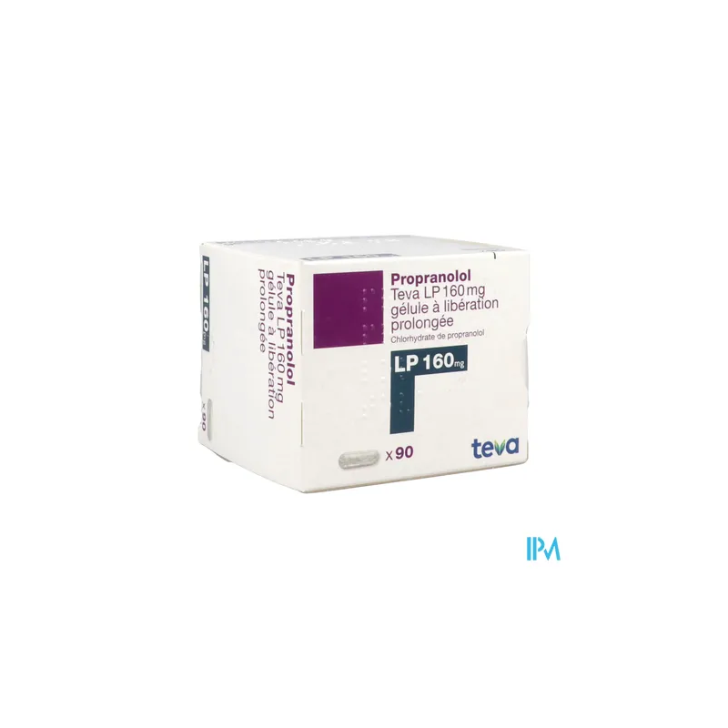 PROPRANOLOL LP 160 TEVA GELULE 90