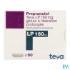 PROPRANOLOL LP 160 TEVA GELULE 90