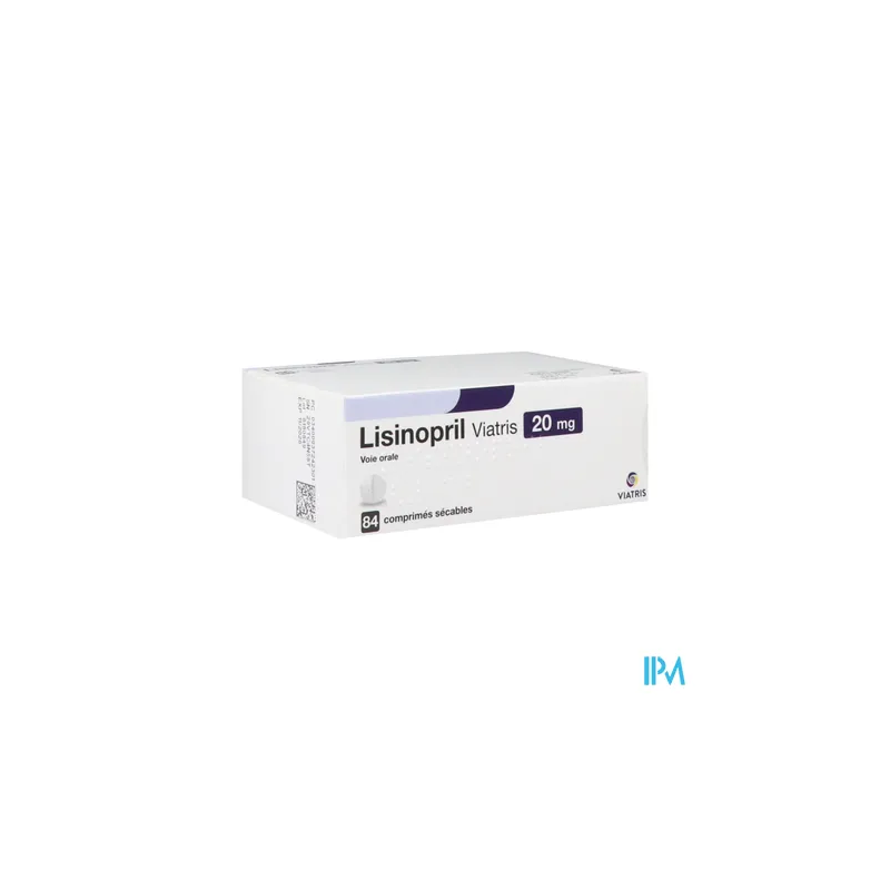 LISINOPRIL 20MG VIATRIS CPR SEC 84