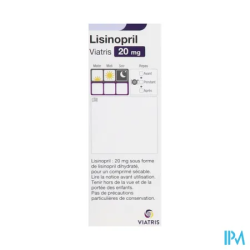 LISINOPRIL 20MG VIATRIS CPR SEC 84