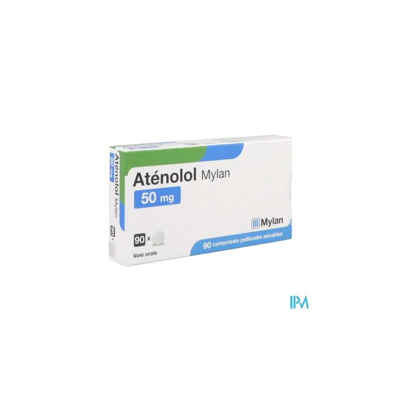ATENOLOL 50MG VTS CPR SECABLE 90