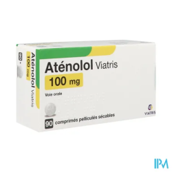 ATENOLOL 100MG VTS CPR SECABLE90