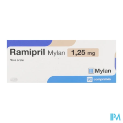RAMIPRIL 1,25MG VIATRIS CPR 90