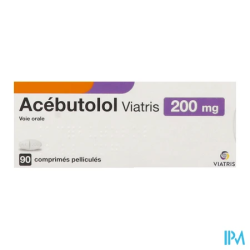 ACEBUTOLOL 200MG VIATRIS CPR 90