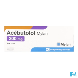 ACEBUTOLOL 200MG VIATRIS CPR 90
