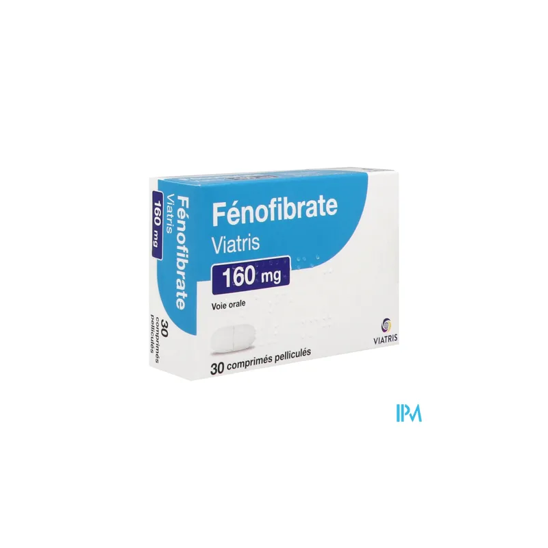 FENOFIBRATE 160MG VIATRIS CPR 30