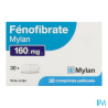 FENOFIBRATE 160MG VIATRIS CPR 30