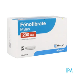 FENOFIBRATE 200MG VIATRIS GELULE90