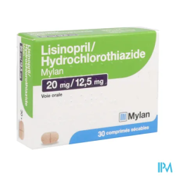 LISINOPRIL/HY 20/12,5MG VTS CS30