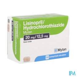 LISINOPRIL/HY 20/12,5MG VTS CS90