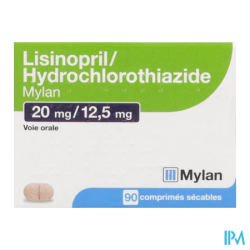 LISINOPRIL/HY 20/12,5MG VTS CS90
