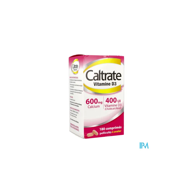 CALTRATE D3 600MG/400UI CPR 180