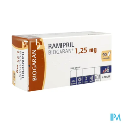 RAMIPRIL 1,25MG BIOGARAN CPR 90