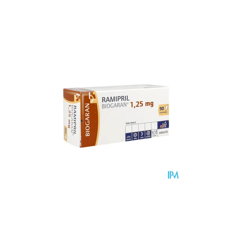 RAMIPRIL 1,25MG BIOGARAN CPR 90