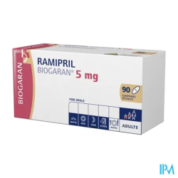 RAMIPRIL 5MG BIOGARAN CPR SEC 90