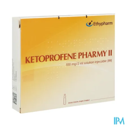 KETOPROFENE 100MG/2ML PHARMY AMP 6