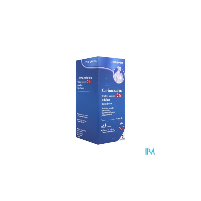 CARBOCISTEINE 5% VTS SOL S/S 200ML
