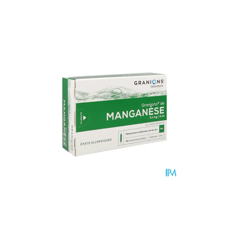 GRANIONS MANGANESE AMP BUV 2ML 30