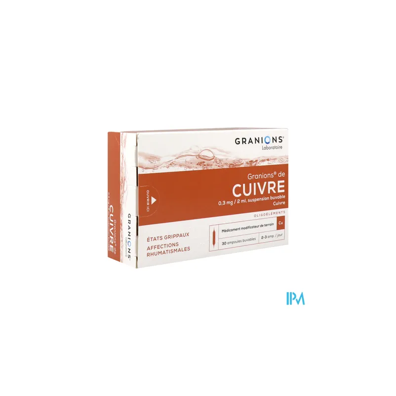 GRANIONS CUIVRE AMP BUV 2ML 30
