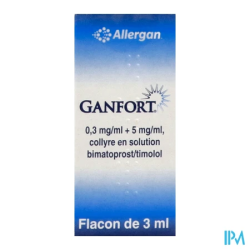 GANFORT 0,3MG/5MG/ML COL 3ML