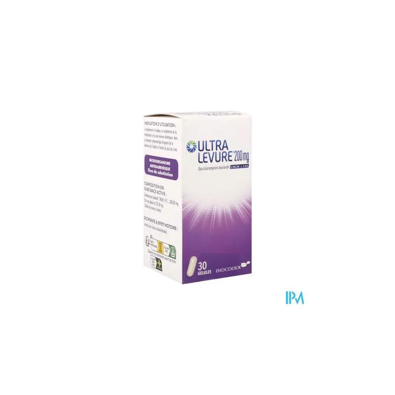 ULTRA LEVURE 200MG FL GELULE 30