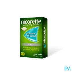 NICORETTE 4MG GOMME SS 105