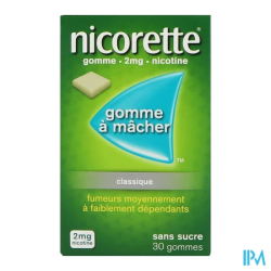 NICORETTE 2MG GOMME SS 30