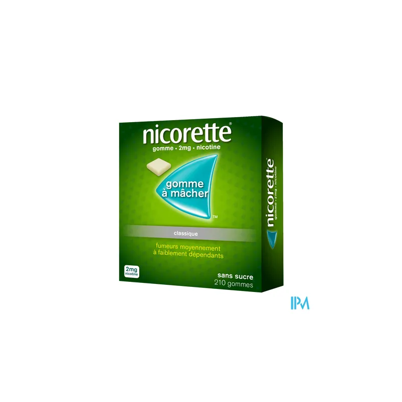 NICORETTE 2MG GOMME SS 210