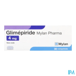 GLIMEPIRIDE 4MG VIATRIS CPR 30