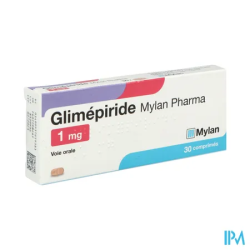GLIMEPIRIDE 1MG VIATRIS CPR 30
