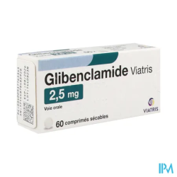 GLIBENCLAMIDE 2,5MG VTS CPR S 60
