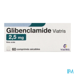 GLIBENCLAMIDE 2,5MG VTS CPR S 60