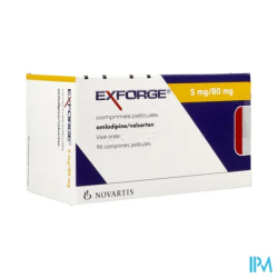 EXFORGE 5MG/80MG CPR 90