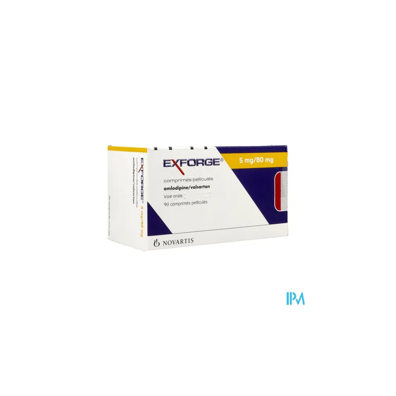 EXFORGE 5MG/80MG CPR 90