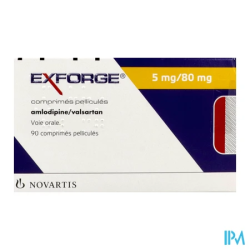 EXFORGE 5MG/80MG CPR 90