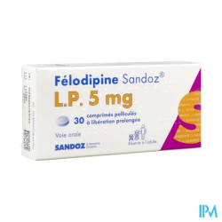 FELODIPINE LP 5MG SANDOZ CPR 30