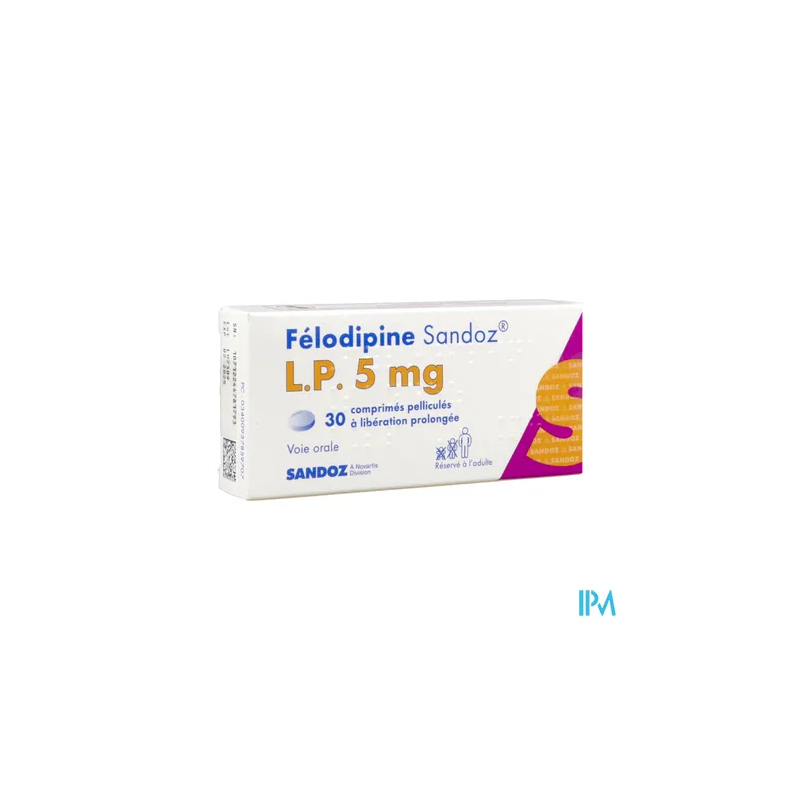 FELODIPINE LP 5MG SANDOZ CPR 30
