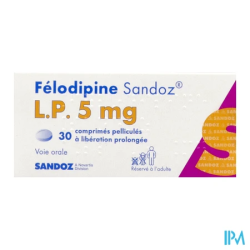 FELODIPINE LP 5MG SANDOZ CPR 30