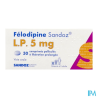 FELODIPINE LP 5MG SANDOZ CPR 30