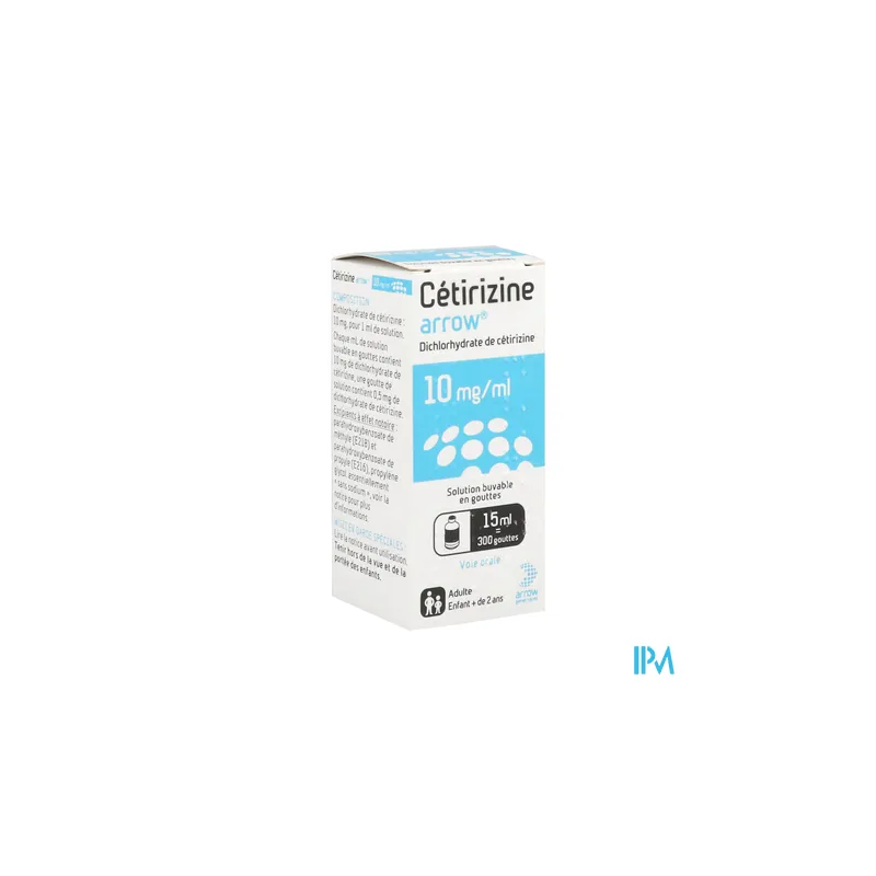 CETIRIZINE 10MG/ML ARROW SOL 15ML