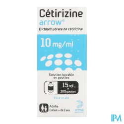 CETIRIZINE 10MG/ML ARROW SOL 15ML