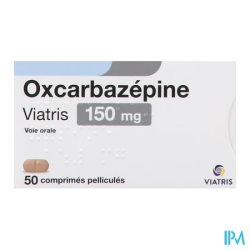 OXCARBAZEPINE 150MG VIATRIS CPR 50